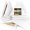 Arteza Classic Blank Triangle Stretched Canvas, 8", Blank Canvas Boards for Painting - 12 Pack